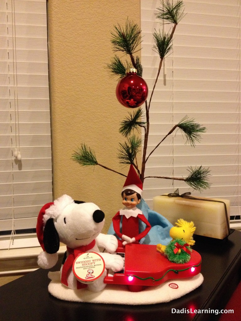 elf on the shelf snoopy