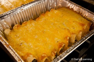 Finished Enchiladas