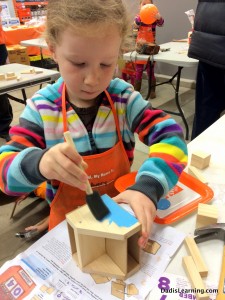 Our latest trip to a Home Depot Kid's Workshop.  Our daughter made this amazing desktop calendar.