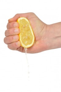 squeeze lemons
