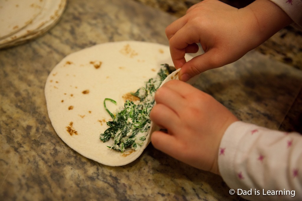Enchilada rolling