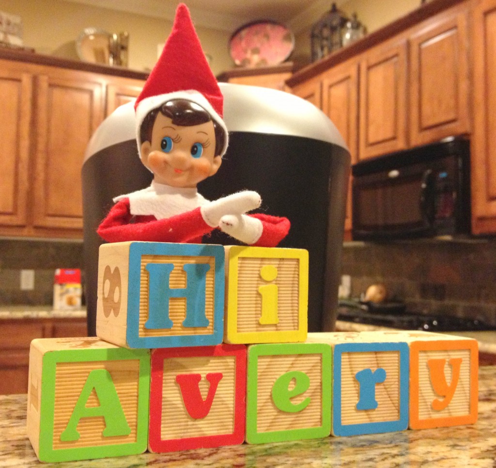 Elf on the Shelf blocks