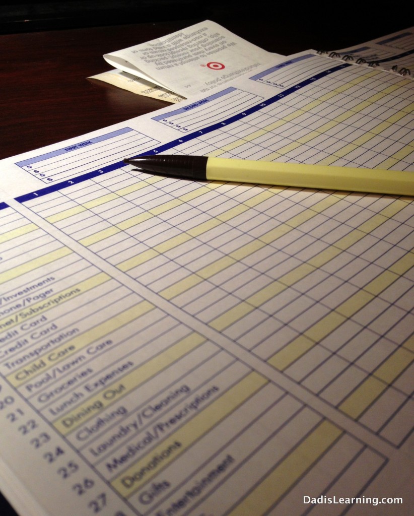 budget worksheet