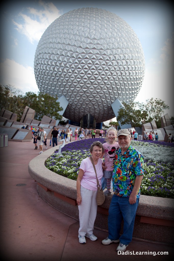 family at disney world