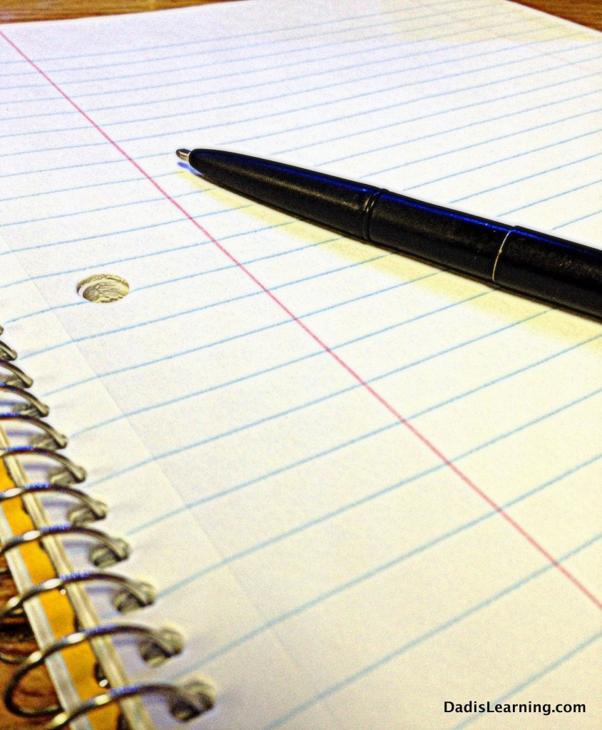 pen and paper